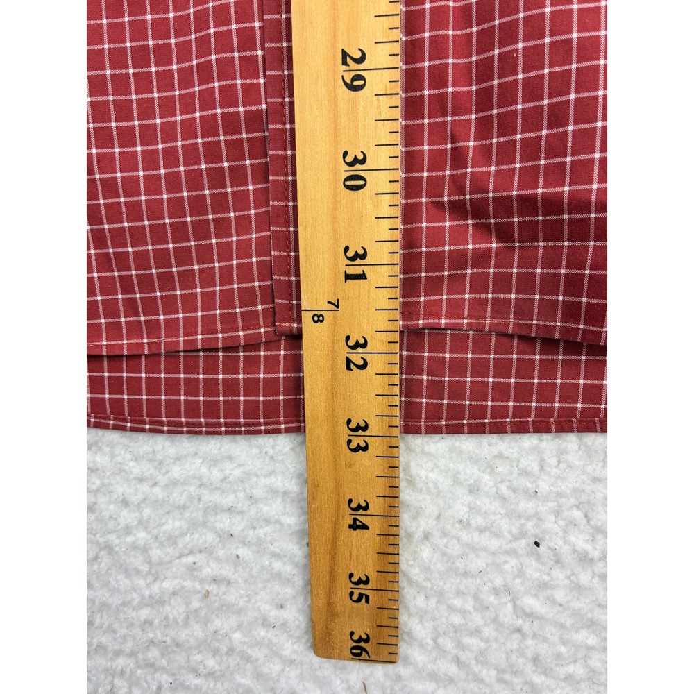 L.L.Bean Button Down Shirts Men's L Red Green Plaid Long Sleeve Casual Lot of 5 - Picture 7 of 16